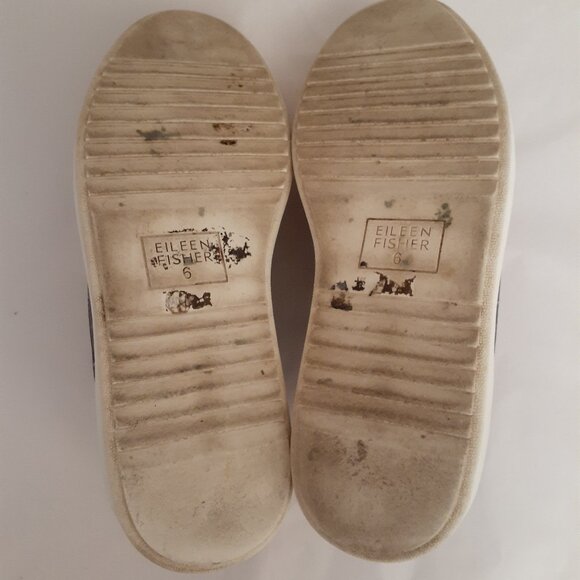 Eileen Fisher Leather Sneakers - Picture 8 of 9